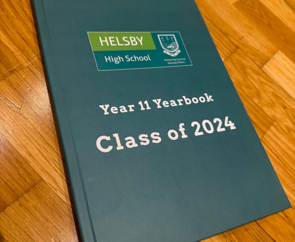 School Yearbook Front Cover